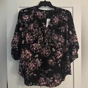 NWT Harper 3/4 Sleeve Blouse- Size 1